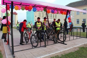Открытие велопарковки