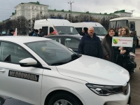 Новый легковой автомобиль пополнил парк Краснопольской ЦРБ
