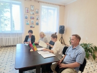 Информационная встреча инвалидов по зрению с председателем МОО ОО «БелТИЗ» Н.В.Пантелеевой